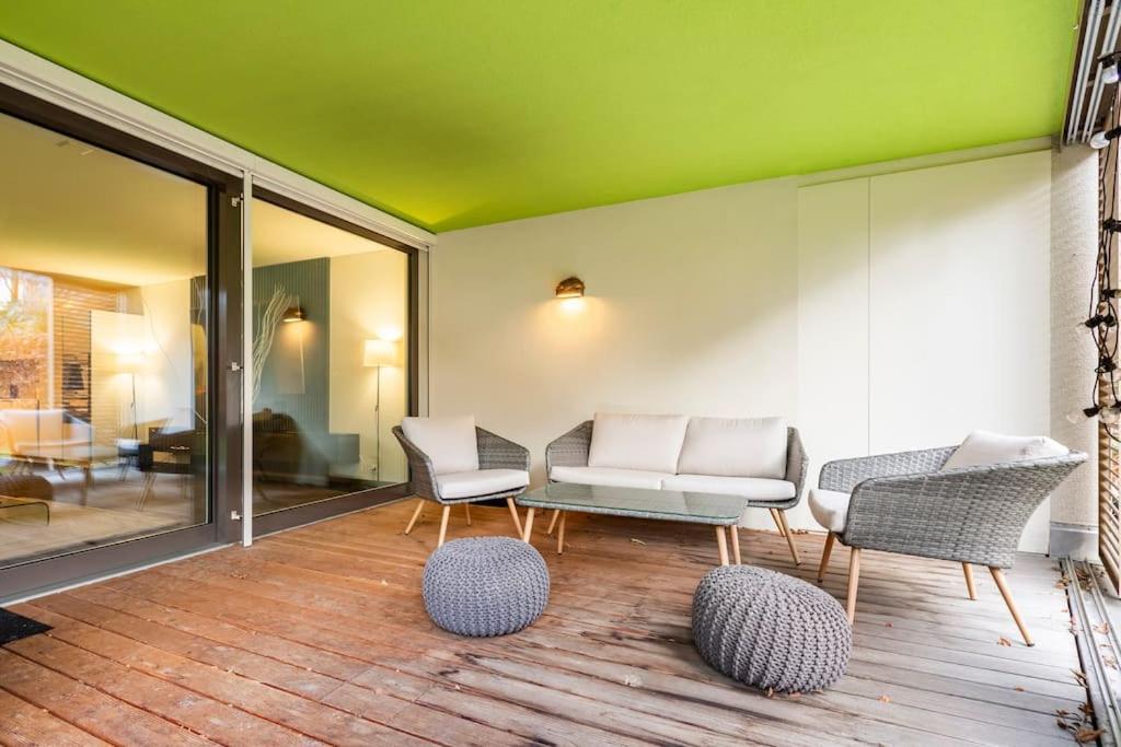 Luxus Wohnung Mit Garten 취리히 외부 사진